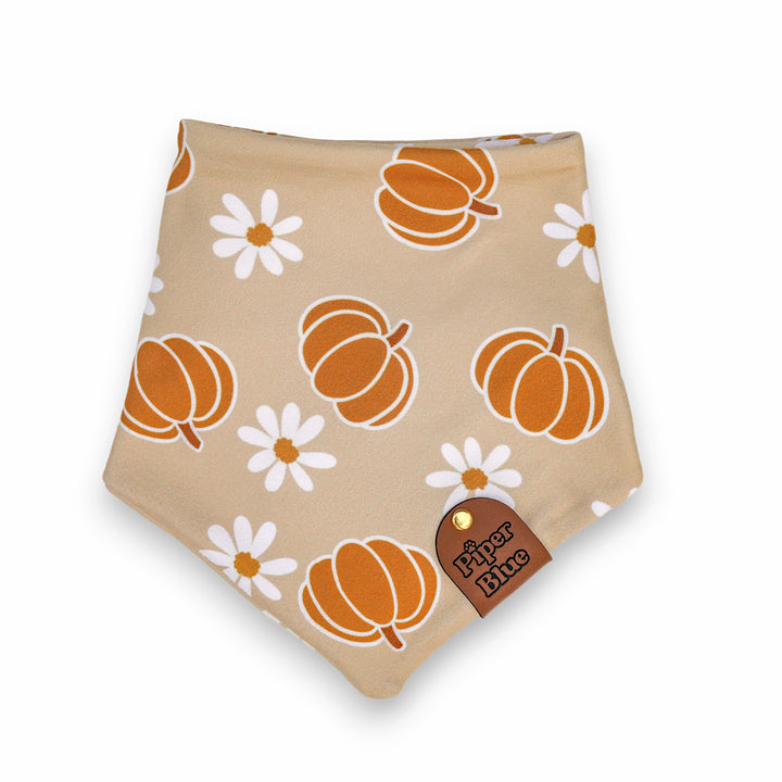 Pick Of The Patch - Neutral Pumpkin Daisy Fall Pet Bandana