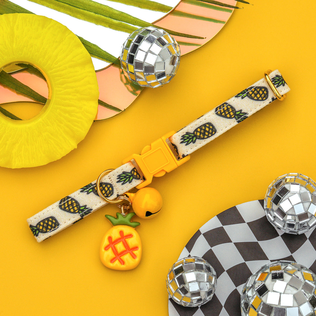 Pining for You - Pineapple Cat Collar