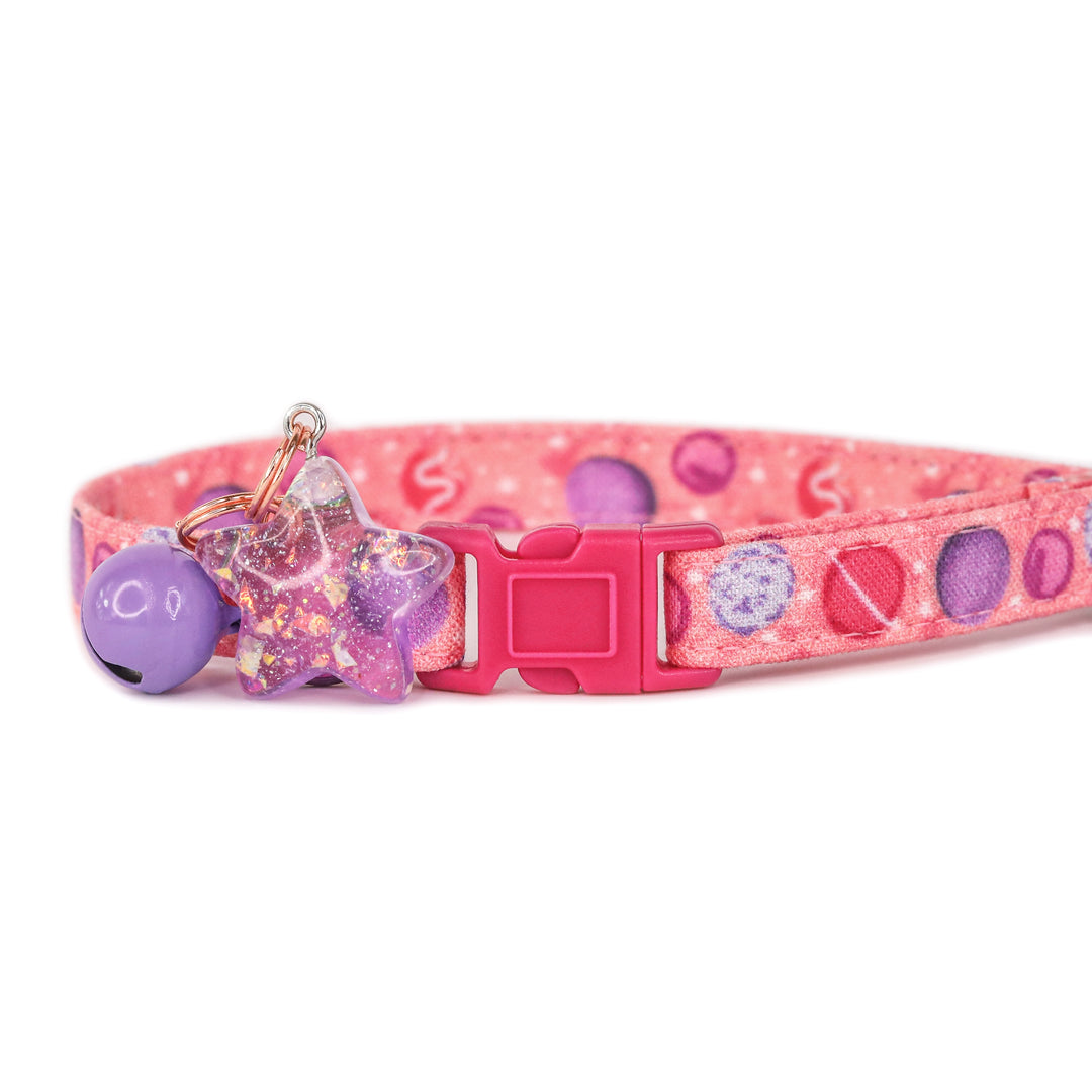 Supernova - Pink Outer Space Cat Collar