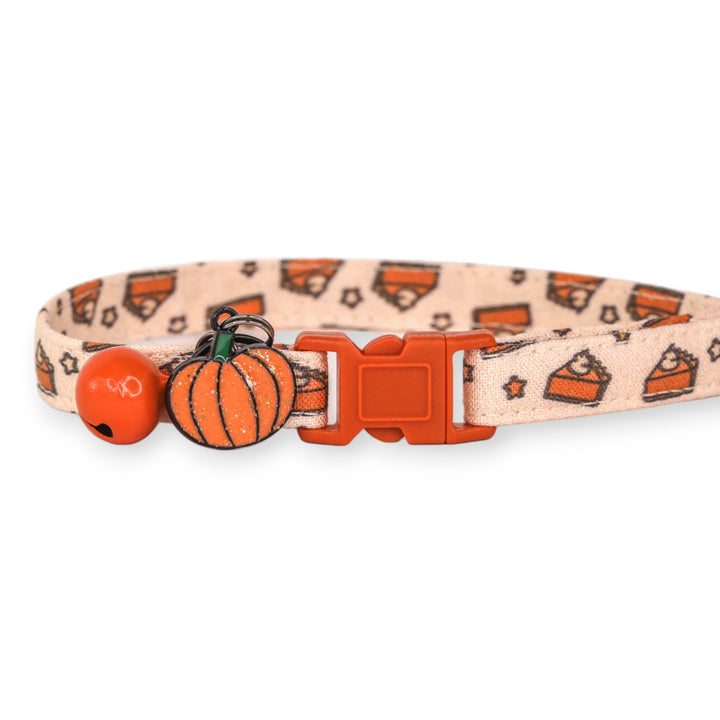 Eyes On The Pies - Pumpkin Pie Fall Cat Collar