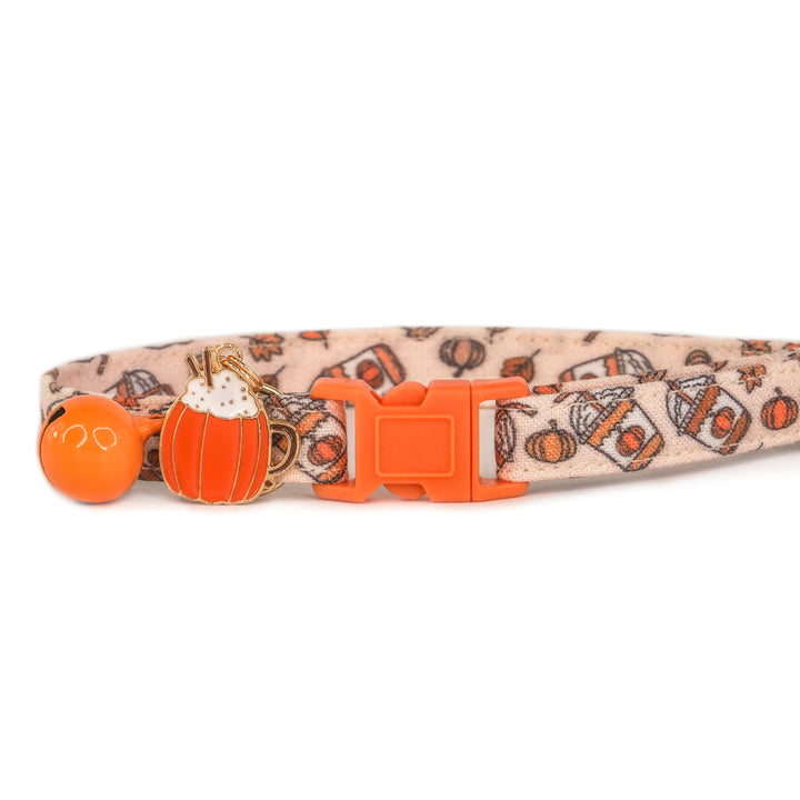 Spice Up Your Life - Pumpkin Spice Latte Fall Cat Collar