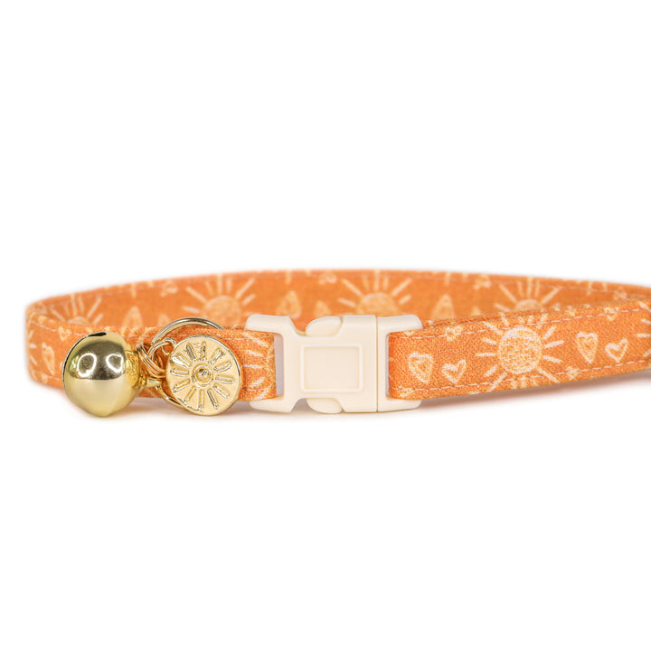 Sundaze - Muted Orange Boho Sun Cat Collar