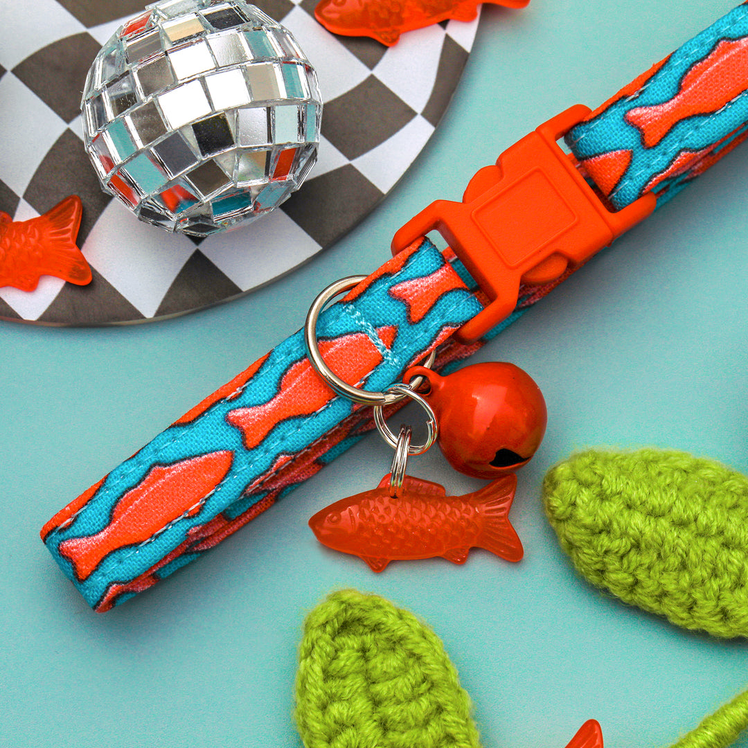 Sweet-Ish Fish in the Sea - Fish Candy Cat Collar