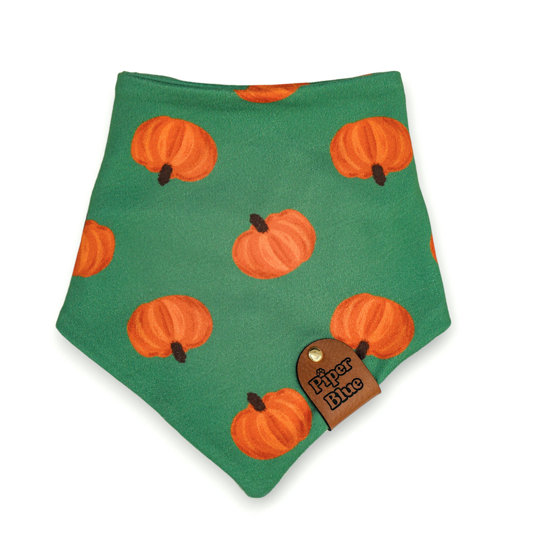 The Great Pumpkin - Forest Green Pumpkin Fall Bandana